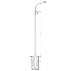 Опора МКС-9Ф-1,0